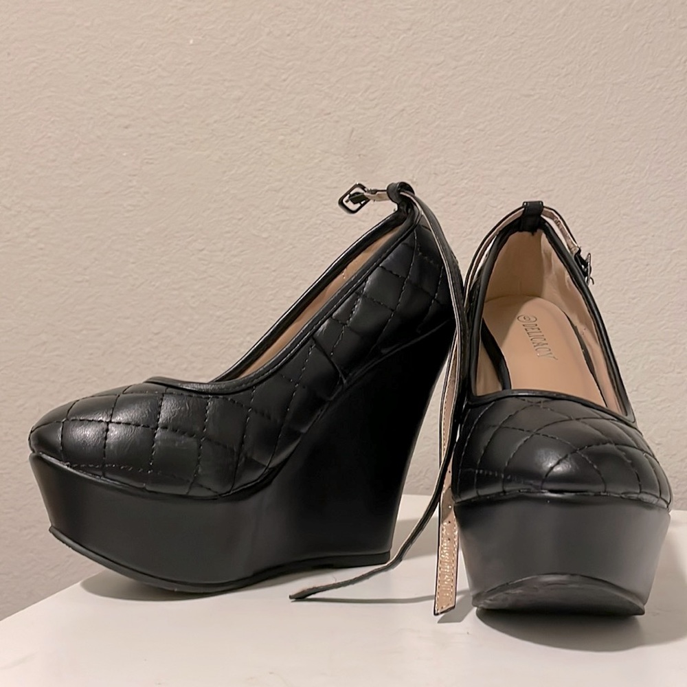 COPY - Delicacy black leather size 6 shoes